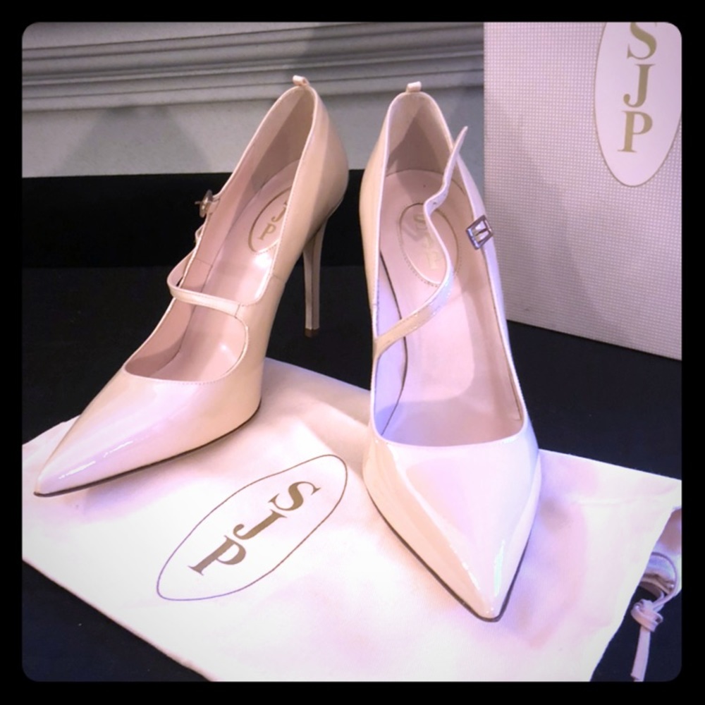🆕SJP Sarah jessica Parker patent leather pumps 39